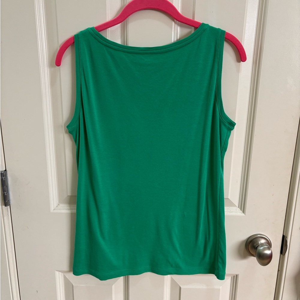 Talbots Vibrant Green Tank Top - Picture 2 of 4